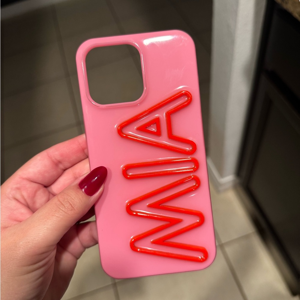 Custom BaubleBar Name Case MIA iPhone 15 Pro Max